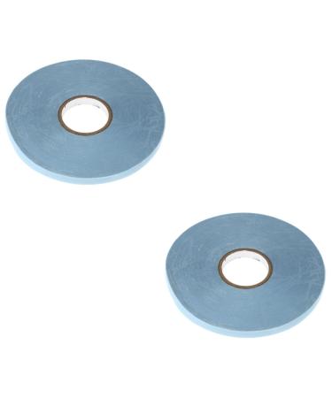 FOMIYES 2 Rolls Seamless Hair Extension Wig Waterproof Tape Wig Tape Strips Double Adhesive Tape Stickers Tape for Wig Hair Extension Holder Wig Adhesive Tape Rat Mask Fiber Film Replace