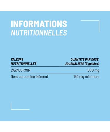 Nutripure | Active Curcumin 100% pure Cavacurmin | Vegan | Antioxidant & natural anti-inflammatory | Water-soluble: 39X bioavailability without harmful additives | 90 capsules | 1 Month | Made in - Buy Online on GoSupps.com
