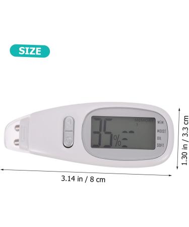 minkissy 3 Sets Moisture Tester Skin Sensor Tester Skin Care Device Softness Analyzer Skin Analyser Skin Water Oil Tester Digital Skin Detector Pen White The Face Abs Skin Care Instrument - Buy Online on GoSupps.com