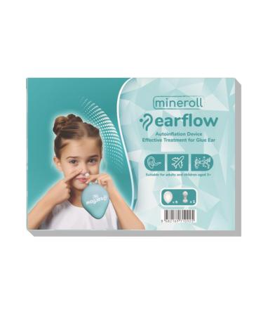 EARFLOW Light Pack Autoinflation Device for Glue Ear Treatment Middle Ear Pressure Relief Nasal Balloon for Kids and Adults Drug-Free Ear Congestion Solution Includes 5 Medical Balloons