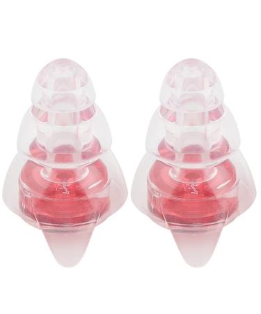 Noise canceling Concert Plugs Noise canceling Party earplugs Sleep canceling earplugs for Concerts and Parties. (Red) Rot