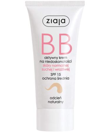 Ziaja BB Cream for normal dry and sensitive skin - natural tint 50ml - Buy Online on GoSupps.com