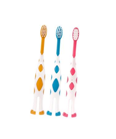 PLAFOPE 6 pieces toothbrush children's toothbrush for children's toothbrush