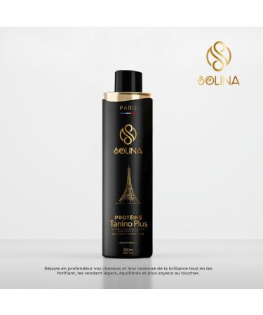 SOLINA Prot ine Biologique Tanino Plus | Lissage Br silien au Miel Prot ine de Soie et Huile de Ricin | Brillance et Douceur | 1000 ml - Buy Online on GoSupps.com