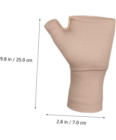 Gatuida Fashion Gloves | 2 Pairs Fingerless Mittens for Carpal Tunnel Support | Warm Spandex Hand Sleeves for Pain Relief - Buy Online on GoSupps.com