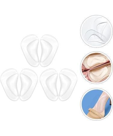 Lurrose High Heel Forefoot Pads - 3 Pairs Self-Adhesive Cushions for Women | Non-Slip Arch Support Insoles for Block Heels - Buy Online on GoSupps.com