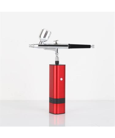 Mini Airbrush Kit Cup Replaceable Black Red Spray Gun for Painting Barber Makeup Food Decoration Tatoo Nail - Tool Kit(F) - Buy Online on GoSupps.com