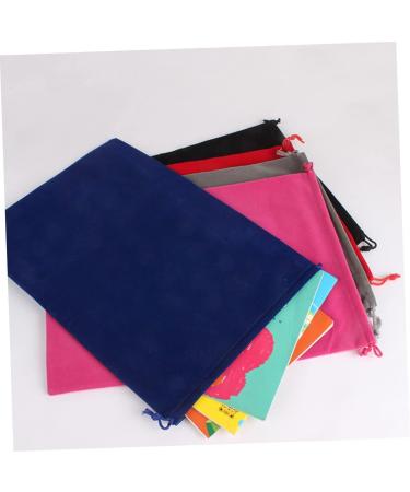 VALICLUD 5pcs Hair Dryer Pouch Hair Dryer Sack Lint Drawstring Bag M Drawstring Pouch Cell Phone Velvet Bag Black 15*30cm - Buy Online on GoSupps.com