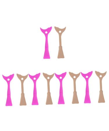 FOMIYES 10 Pcs Eyeliner Baffle for Women Mutitool Makeup Mascara Lash Shield Applicator Tool Mascara Applicator Tool Mascara Shield Tool Miss Eyelash Auxiliary 15x3.2cmx5pcs