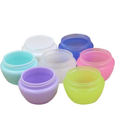 Morechioce 10 Pack Refillable Plastic Travel Containers - 10ml Small Cream Boxes for Lip Balm Shampoos & Creams - Buy Online on GoSupps.com