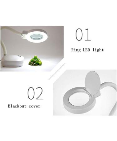 HD Desktop Magnifying Lamp with LED Lights 5-10 Times Electronic Mobile Phone Repair Elderly Reading Identification Magnifiers - Buy Online on GoSupps.com