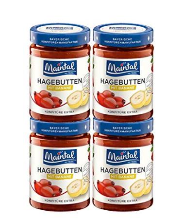 Set of rosehip-banana jam extra 4 x 340 g