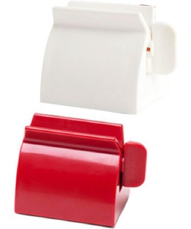 Toothpaste Squeezer For Creative Manual Squeezing Gadget Bathroom Supplies For Women Men Makeup Tube Lotion Cream Rolling Toothpaste Dispenser White - Buy Online on GoSupps.com