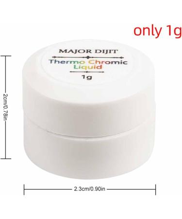 Temperature Change Liquid | Thermochromic Mood Crystal Gradient Color Liquid | Easy Design Supplies For Beginners Advancers Professionals New Nail Polish Gel Neon Temperature Chang - Buy Online on GoSupps.com