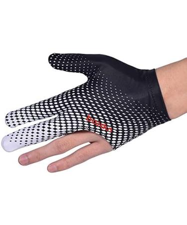 3-Finger Billiard Glove for Men & Women | Pool Cue Glove - Right/Left Hand | Snooker Pool Table Accessory - White - Buy Online on GoSupps.com