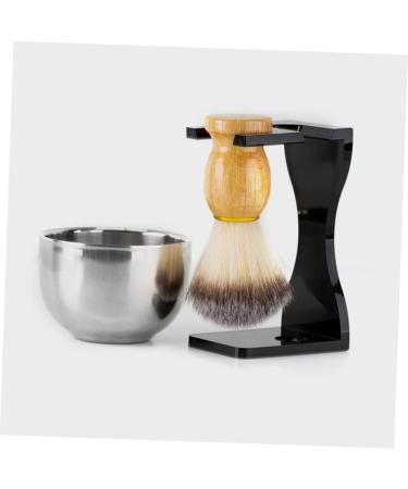 FOMIYES 1 Set Shaving Kit - Shaving Brush Cream Bowl & Duster for Men | Premium Beard Care & Grooming Essentials - Shop Internationally - Buy Online on GoSupps.com
