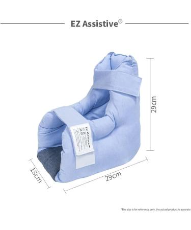 EZ Assistive Heel Protectors for Healing Therapy | Pressure Relief & Bedsores Prevention | Blue 3-Count (1pc) - Buy Online on GoSupps.com