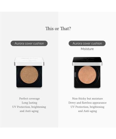 Dr.Althea Aurora Cover Cushion Moisture SPF 50+/PA+++ (21 Beige) - Refill Included - Buy Online on GoSupps.com