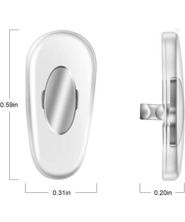 Auzky 5 Pairs Replacement Nose Pads for RayBan RB3549  RB4071  RB6336  RB7140  RB8415 and More Plug in Eyeglasses  Sunglasses Models - Silver - Buy Online on GoSupps.com