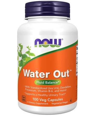 NOW Foods Water Out Natural Drainage Capsules - 100 Count