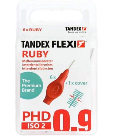 TANDEX FLEXI Interdental Brushes 0.5 mm Red - 6 Pack | Optimal Dental Care | International Shipping - Buy Online on GoSupps.com