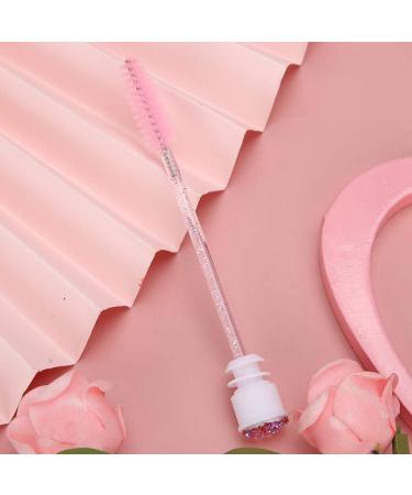 5-Piece Pink Eyebrow Brush Set - Perfect for Eyelash Extensions & Travel | Durable Eyebrow Applicators for Daily Use - Buy Online on GoSupps.com