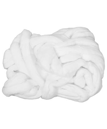 Ipetboom Cotton Beauty Coil Cotton Strips for Hair Perms Cleaning Manicures Pedicures and Salon Care White