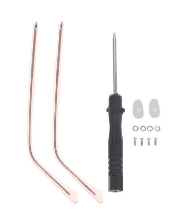Angoily 1 pair of metal glasses replacement brackets Brilley-arm-legs replacement glasses repair set Universal glasses arm substitute legs for glasses sunglasses ros gold