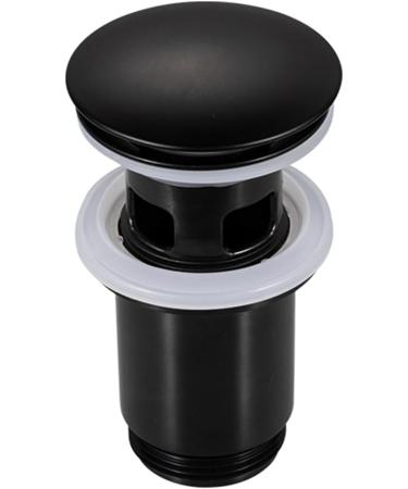 LUOFANG Simple Install Sink Drain Metal Drain Fitting Sink with Overflows Popup Valves Drain Valves Long Service for Bathroom - Buy Online on GoSupps.com