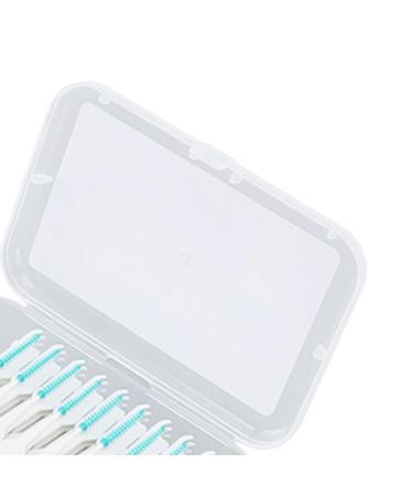200pcs Soft Interdental Brushes - Silicone Head Dental Floss Toothpick with Case for Oral Care (Green) | International Shipping - Buy Online on GoSupps.com