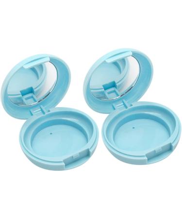 Beavorty 3 Sets 2pcs loose powder container without puff Empty powder container Compact filling empty box 6.1x6.1cmx3pcs Bluex3pcs - Buy Online on GoSupps.com