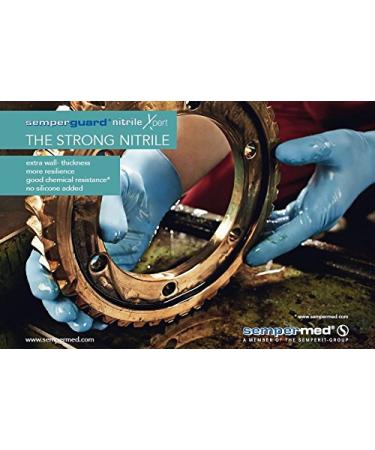 Buy SemperGuard Xpert THOUSE Nitrile Gloves - Powder-Free Chemical Protection XL (90 Pack) - Green/Blue - International Shipping Available - Buy Online on GoSupps.com