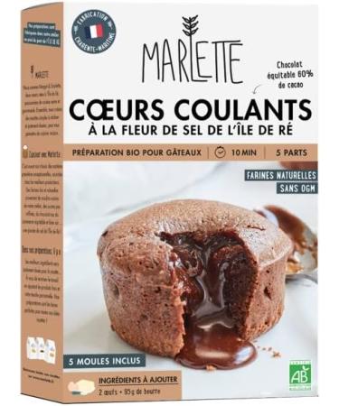Marlette - Preparation for chocolate flowing heart (5 moulds included) 230 g Pack of 6 (6 x 230 g) - Buy Online on GoSupps.com