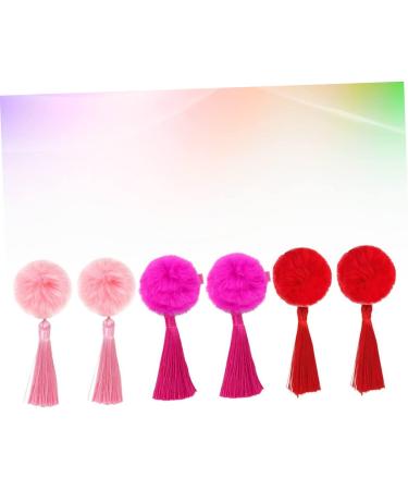 FRCOLOR 3 Pairs Girl Hair Clips Kid Hair Accessories Hair Barrettes Chinese Tassel Hairpin Kids Side Clip Kids Hair Accessories for Girls Hair Pin Issue Card Hairball Child - Buy Online on GoSupps.com