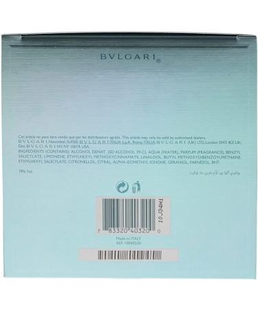 BVLGARI - Aqua Marine - Edt Spray 3.4 Oz - Buy Online on GoSupps.com