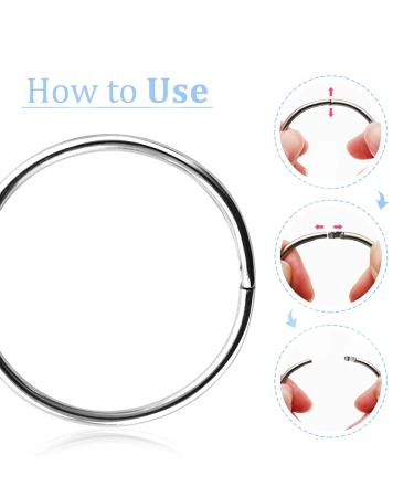 100 Clear Stiletto Nail Swatch Sticks with Metal Ring - Nail Color Display and Practice Tips - Buy Online on GoSupps.com