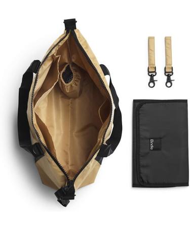 Elodie Details Soft Shell Changing Bag - Tote Nappy Bag with Stroller Strap & Changing Mat - Gold - Buy Online on GoSupps.com