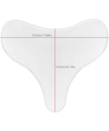 Anti-Wrinkle Reusable Chest Pad Silicone D collet Pad For Eliminating Chest Wrinkles + Moisturizing Care (T-shape) - Buy Online on GoSupps.com