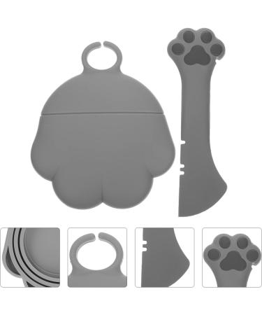 Balacoo 1 Set Pet Can Lid Dog Can Food Universal Lids Pet Can Covers Lids Cat Food Can Cover Canned Dog Soft Grey - Buy Online on GoSupps.com