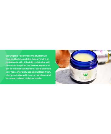 Chandanni Organic Face Grace Natural Face Moisturizer Treats Acne Prone Skin Intense Hydration Skin Rejuvenation with Sesame & Almond Oil for all Skin Types & Ages - Buy Online on GoSupps.com