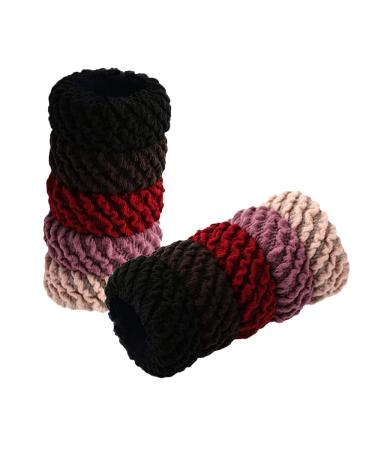 Niaciswe 20-Piece Thick Cotton Ponytail Holders | Seamless Hair Ties for Women | Durable Rubber Hair Ties for All Hair Types - Buy Online on GoSupps.com