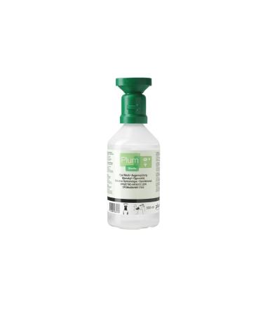 Plum Eye Wash Bottle with Eye Bowl and Dust Cap 500ml Bottle 500 ml Simple