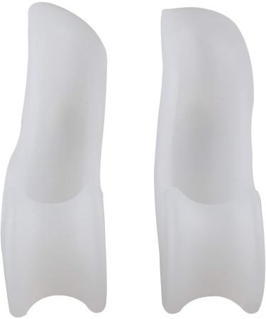Futheda 2 Pairs Hallux Valgus Toe Separator - Silicone Corrector & Protector for Little Toe - White - Buy Online on GoSupps.com