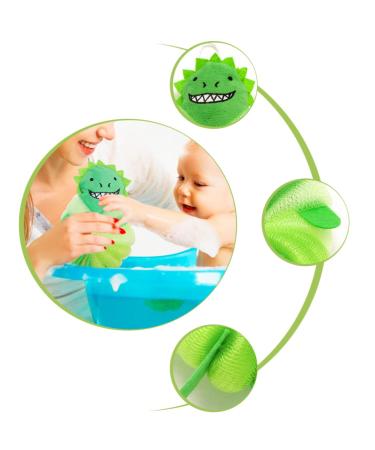 Beaupretty Kids Bath Loofah Sponge Set - Animal Cartoon Bath Balls for Children - Spa Puff Scrubber for Gentle Body Cleanse - Buy Online on GoSupps.com