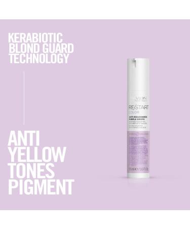 RE/Start Color Anti-Brassiness Purple Drops - 50ml | Neutralize Yellow & Orange Tones in Blonde Hair | Best Anti-Yellow Beauty Drops - Buy Online on GoSupps.com