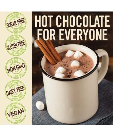 Castle Kitchen Sugar Free Double Dutch Premium Dark Hot Chocolate Mix (2 Pack 16oz Total) - Vegan Dairy Free Plant Based - Keto and Diabetic Friendly - Mix with Milk Substitute - Sweetened with Monkfruit and Good Source of Fiber Sugar Free Double Dutch -  - Buy Online on GoSupps.com
