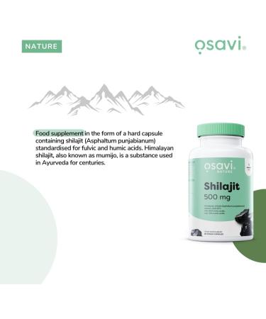  OSAVI Osavi Shilajit 500mg - 120 vegan caps - Buy Online on GoSupps.com