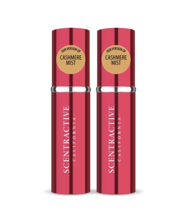 CA Perfume Impression of Donna K. Cashmere Mist For Women Replica Version Fragrance Dupes Concentrated Long Lasting Eau de Parfum Spray Refillable Atomizer Bottle 0.17 Fl Oz/5ml-X2 DONNA K. CASHMERE MIST IMPRESSION 0.34 Fl Oz (Pack of 1)