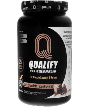 Qualify Dark Chocolate Fudge & Cookies and Cream Whey Protein Powder Shake Bundle - Kosher Gluten Free Sugar Free - Buy Online on GoSupps.com