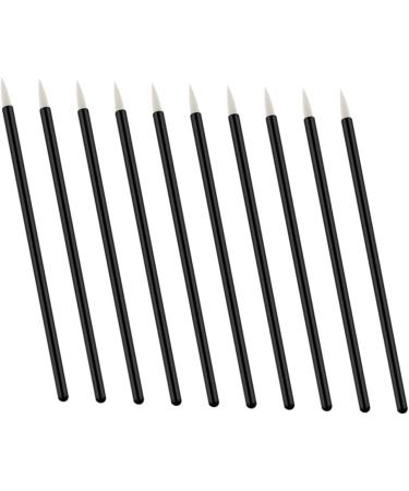 Baluue 100pcs Cosmetics Brush Liquid Makeup Eyeliner Applicator Tool Eye Makeup Eyeliner Liquid Brush White 10X0.5X0.5cm White - Buy Online on GoSupps.com